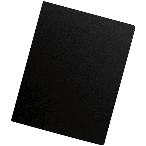 Futura™ Presentation Covers  - Oversize, Black, 25 pack